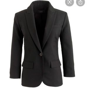 J. Crew Sidney Jacket in Super 120s Wool Sz 2